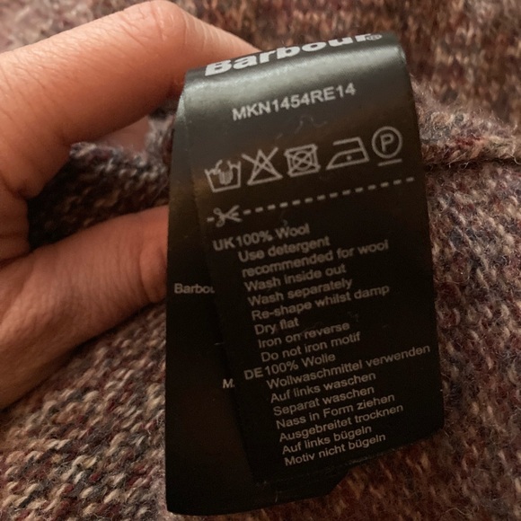 Men’s Brown Barbour Wool Sweater - Picture 3 of 7